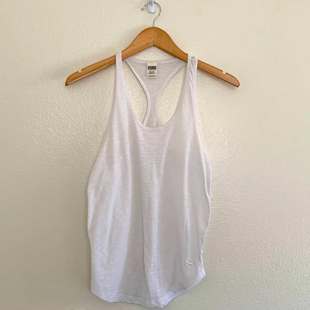 Pink Victoria Secret sleepwear‎ tank top.